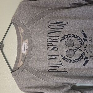 Evereve | Gray "Palm Springs" Graphic Sweatshirt Size XS